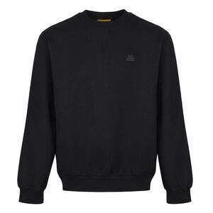Iron Mountain Mens Fleece Crew Neck Sweatshirt / Black